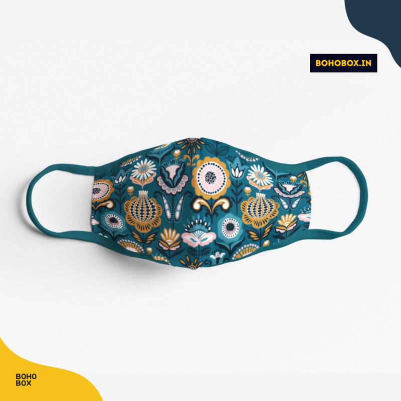 Bored with your regular masks? Bohobox brings you this colorful mask for this festive season