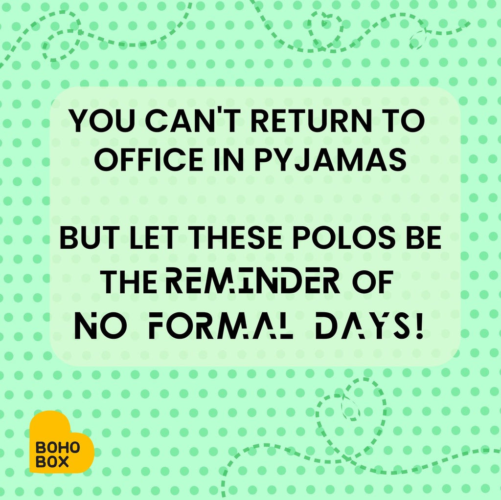 Return to office in style with these Polo casuals!