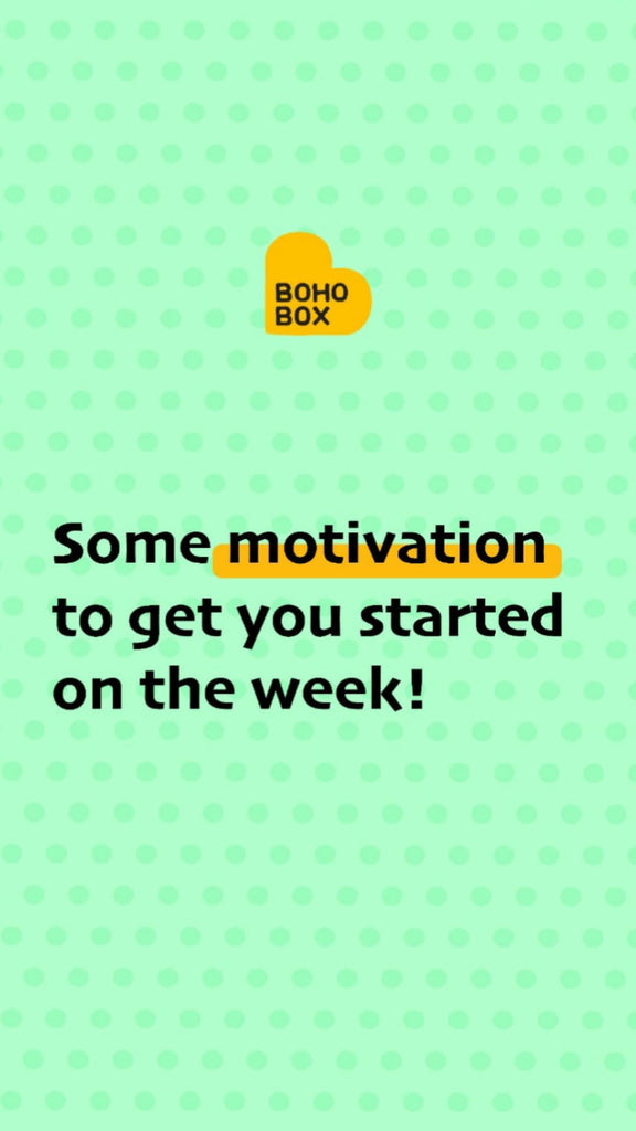 Some motivation to get you started on the week!