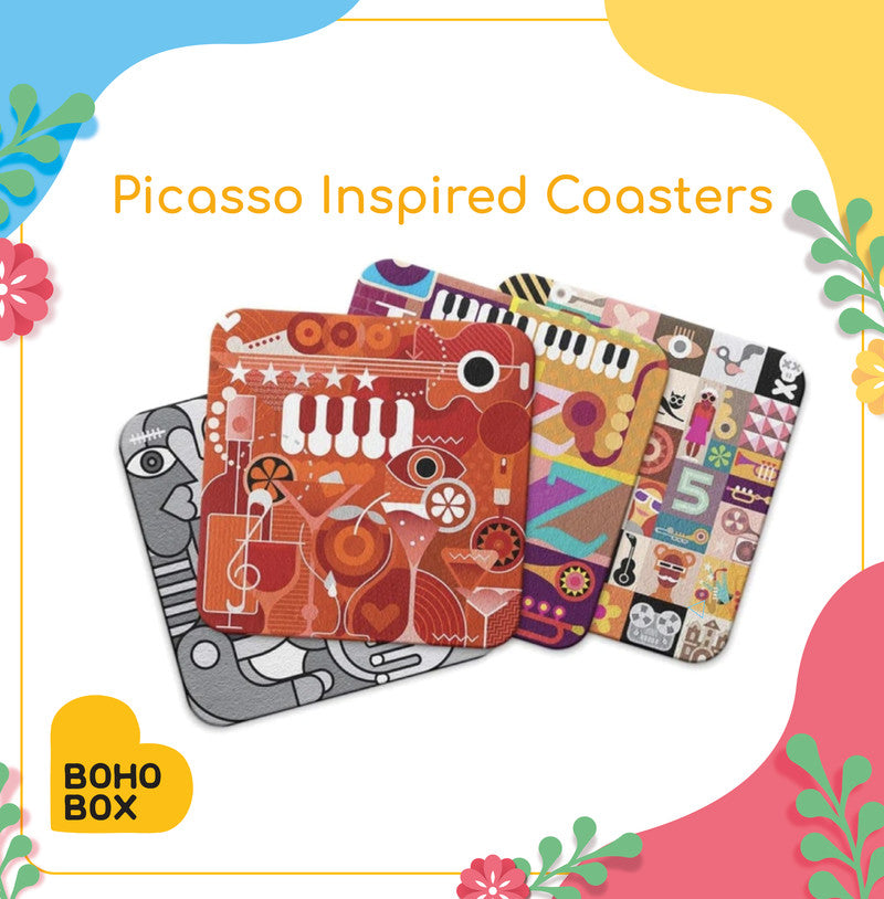 Order Picasso painting coasters #OnlyOnBohobox.