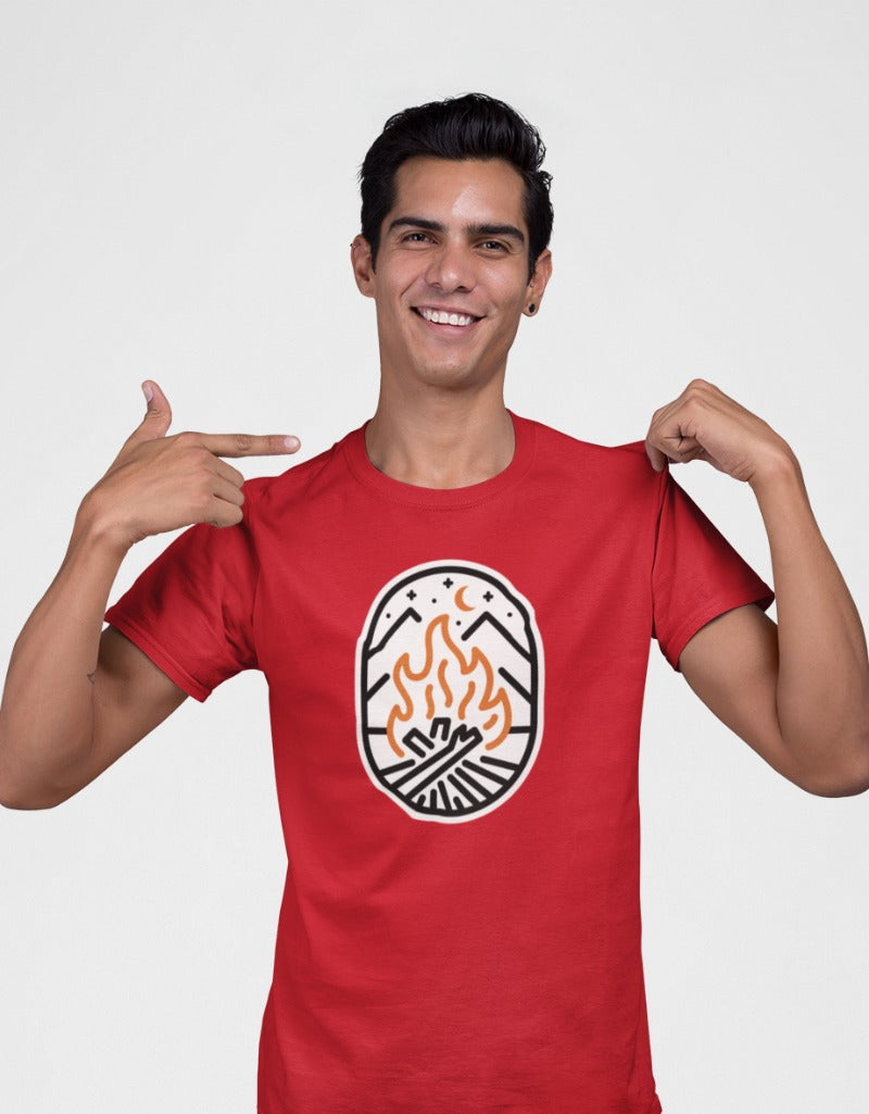 Camp Fire Travel| Unisex T-shirt