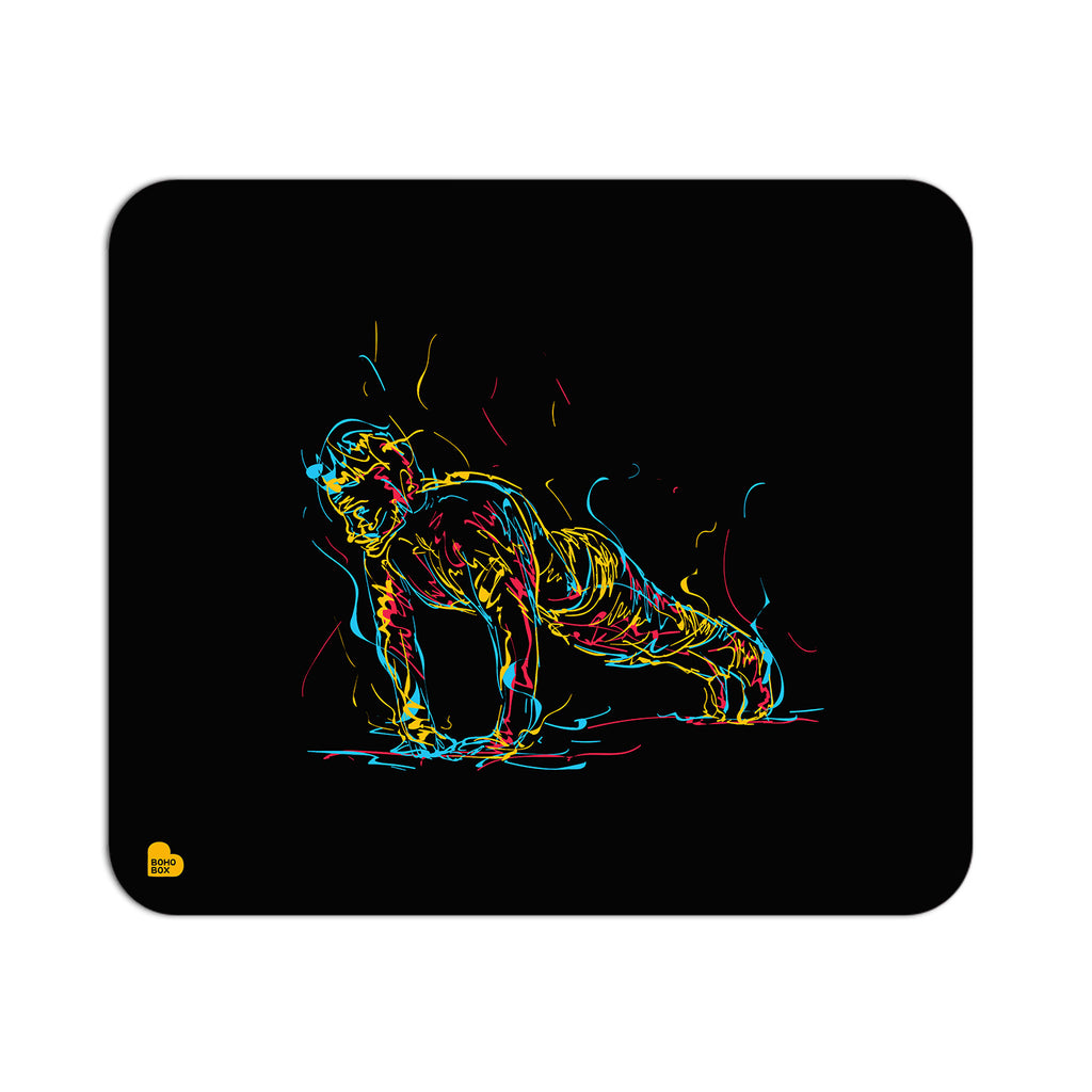 Man Doing Push Up | Mouse Pad