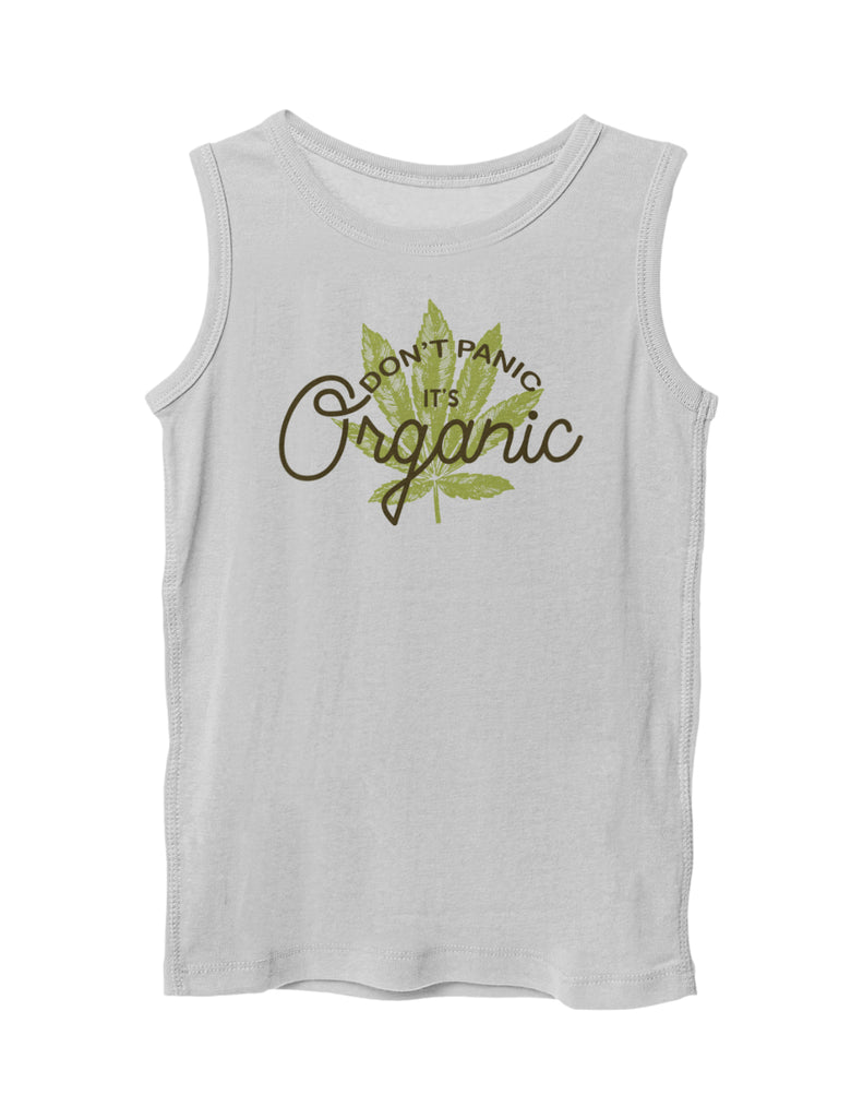 Don't Panic it's Organic | Men's Gym Vest Sleeveless