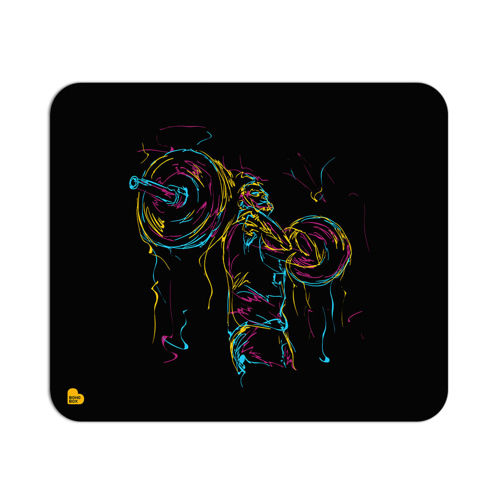 Strong Man Powerlifting | Mouse Pad