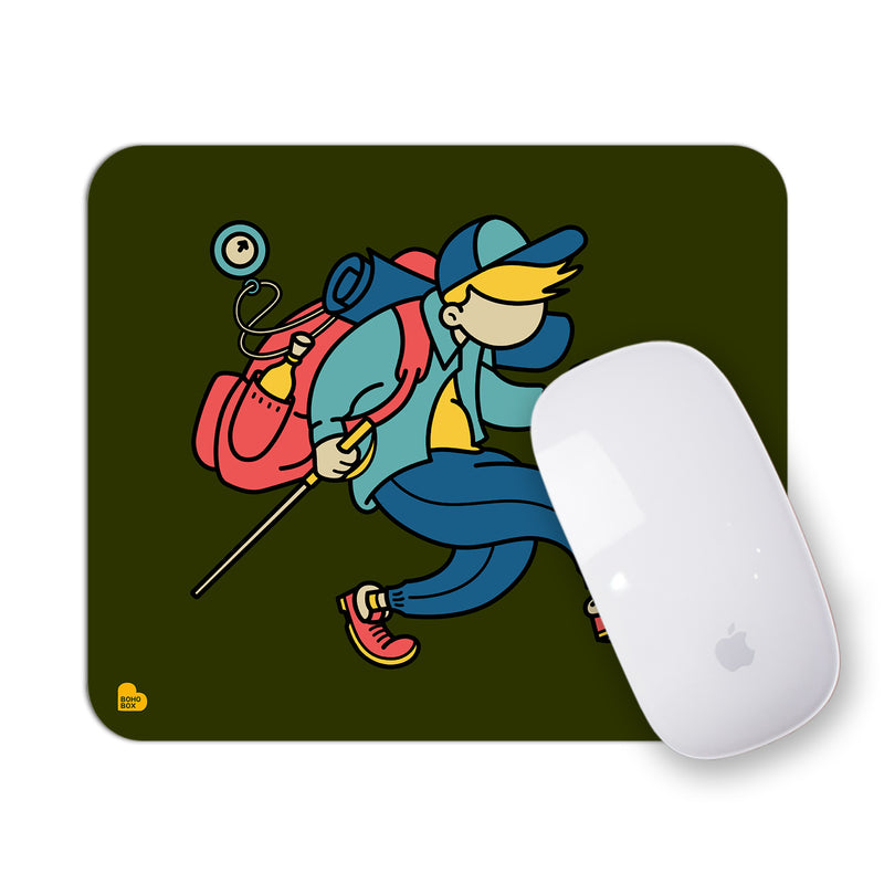 Happy Hiker | Mouse Pad
