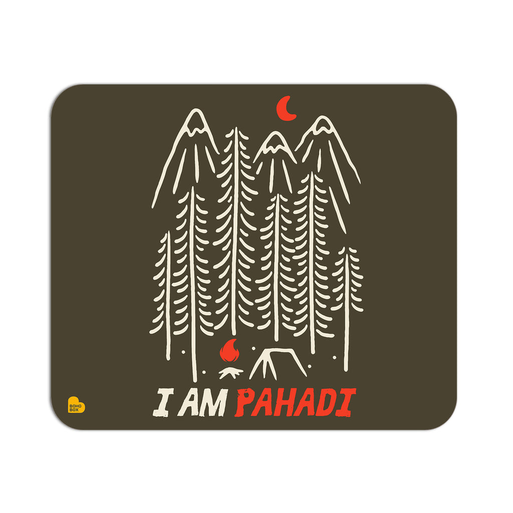 i am pahadi | Mouse Pad