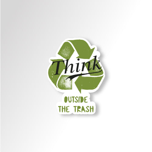 Think Outside the Trash | Sticker