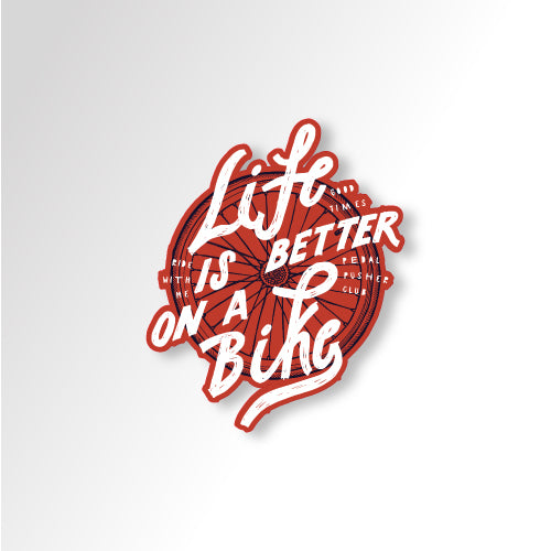 Life is Better on a Bike Travel | Sticker