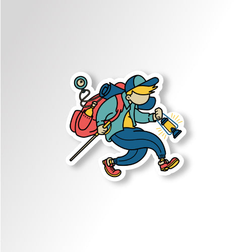 Happy Hiker | Sticker