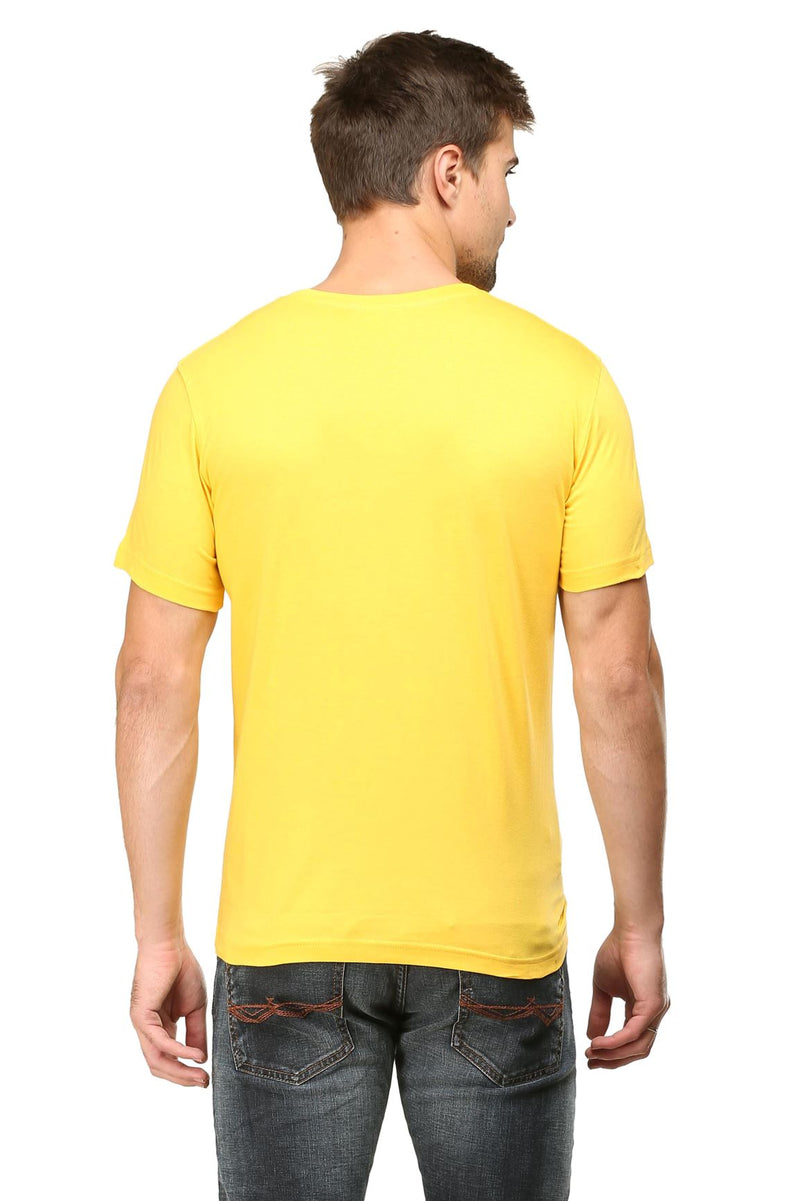Solid Yellow Color T-shirt