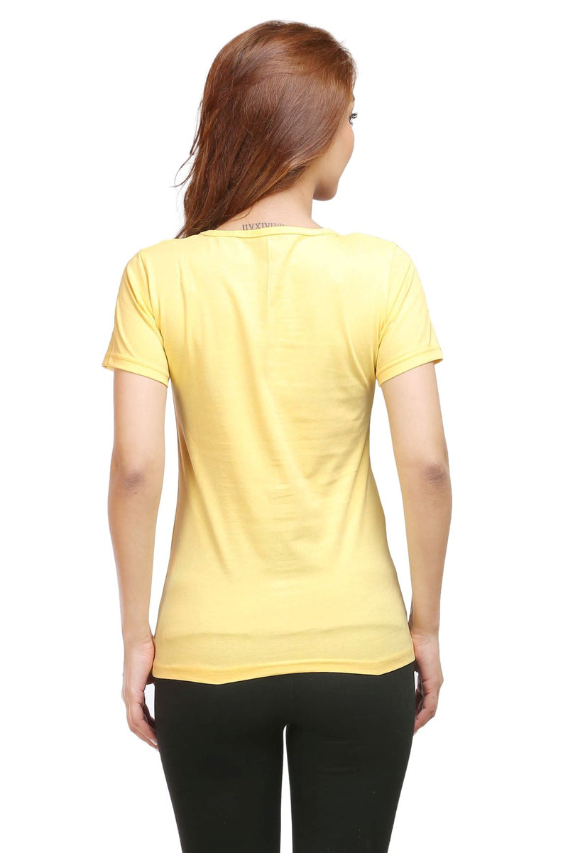 Solid Yellow | Women T-Shirt
