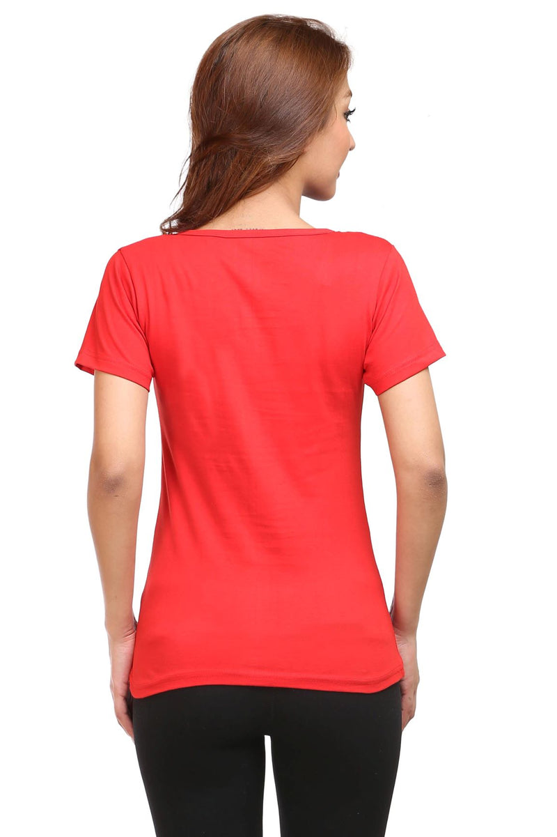 Solid Red | Women T-Shirt