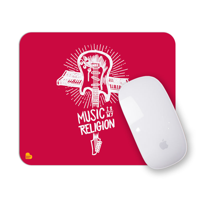 Music is my religion  | Mouse Pad