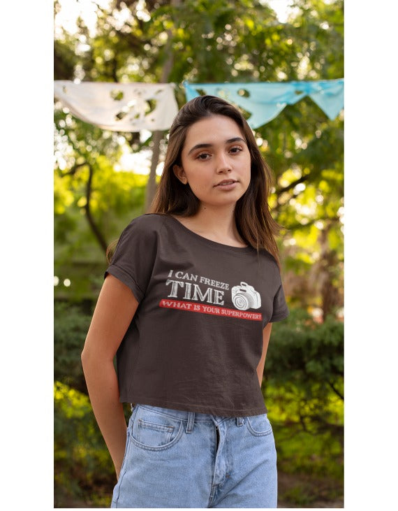 I can Freeze Time | Crop Tops