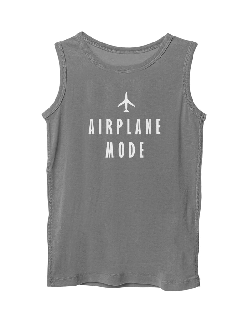 Airplane Mode Travel | Men's Gym Vest Sleeveless