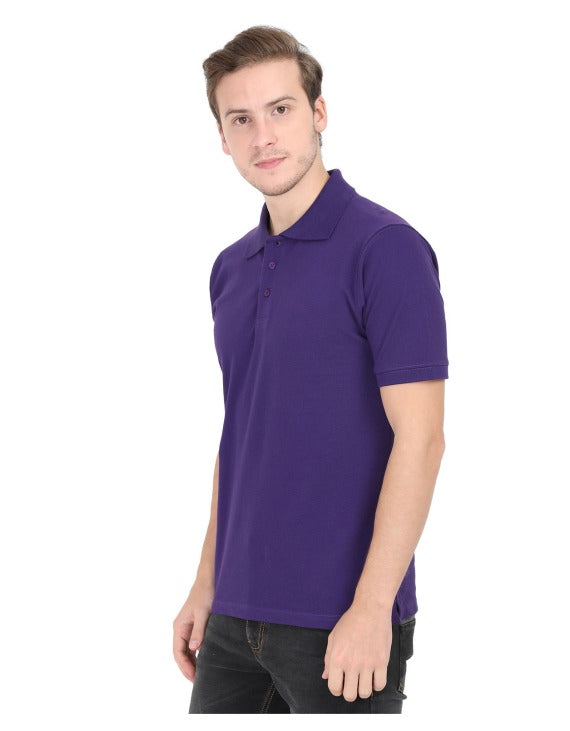 Solid Purple  | Polo T-Shirts