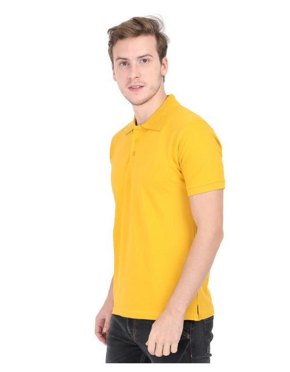 Solid Mustard Yellow | Polo T-Shirts