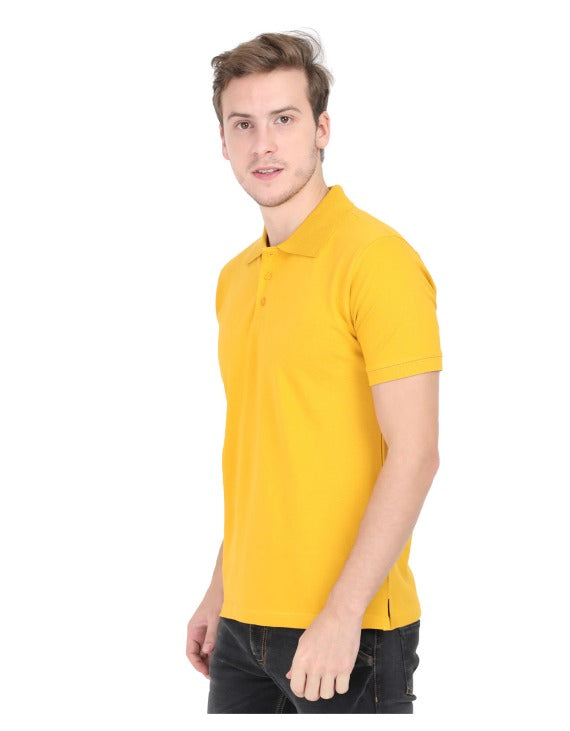 Plain Mustard Yellow | Polo T-Shirts