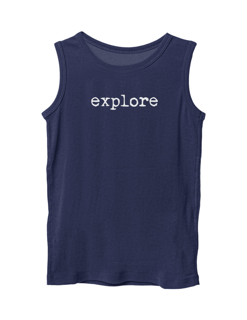 Explore Travel | Men's Gym Vest Sleeveless