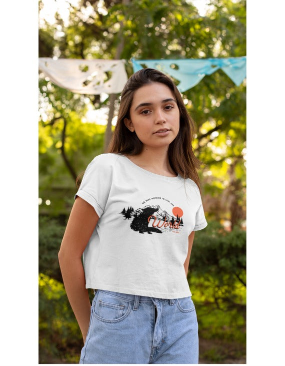 World To see | Crop Tops