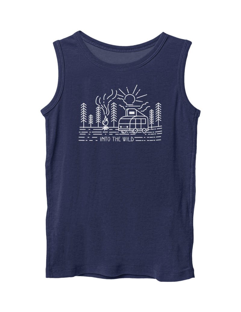 Into the Wild Travel | Men's Gym Vest Sleeveless
