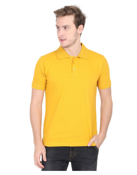 Plain Mustard Yellow | Polo T-Shirts