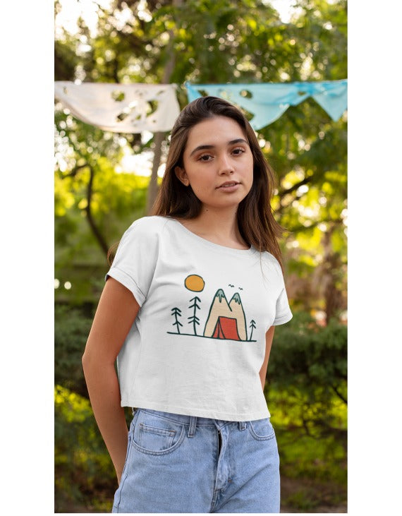 Life is a Journey Enjoy the Ride | Crop Tops