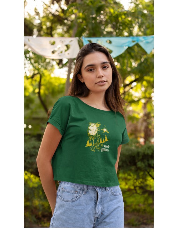 Let's go for trekking | Crop Tops