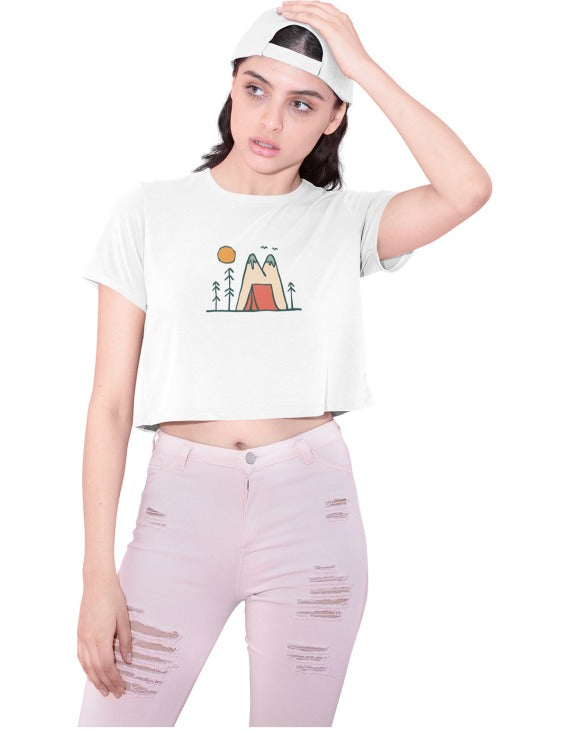 Life is a Journey Enjoy the Ride | Crop Tops