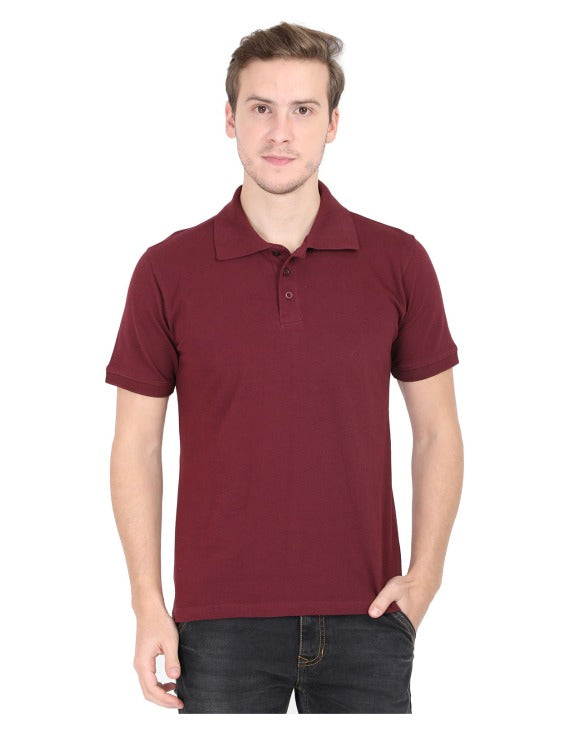 Plain Maroon | Polo T-Shirts