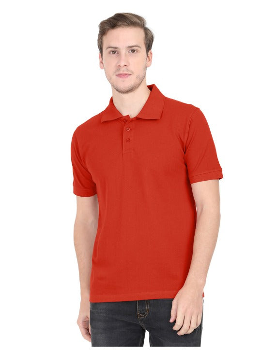 Solid Brick Red | Polo T-Shirts