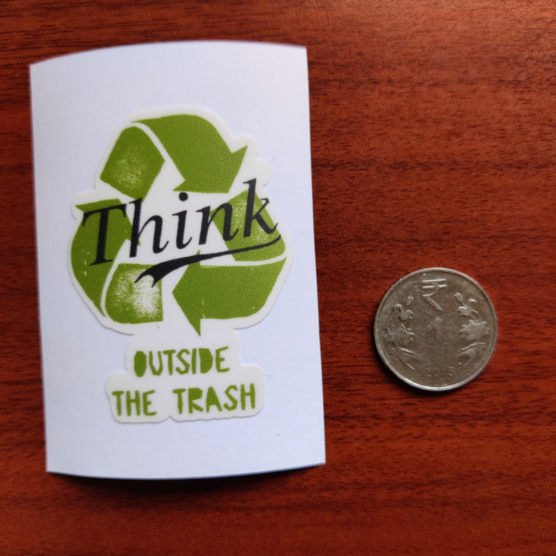 Think Outside the Trash | Sticker