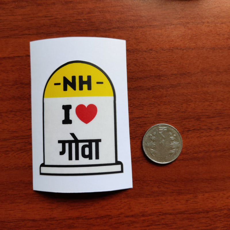Copy of I love Goa/India Travel | Sticker