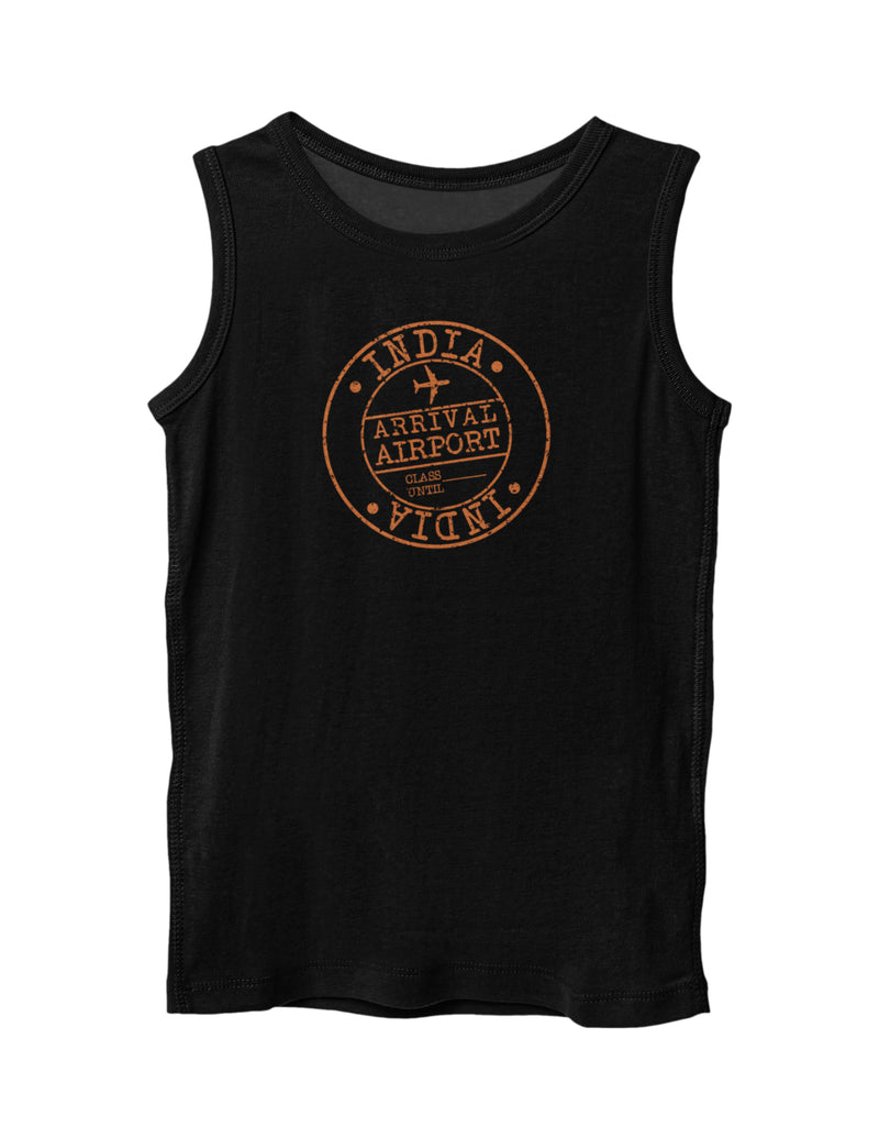 India arrival airport Travel | Men's Gym Vest Sleeveless