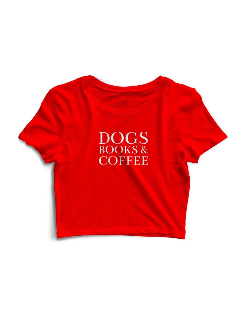 Dogs Books &Coffee | Crop Tops