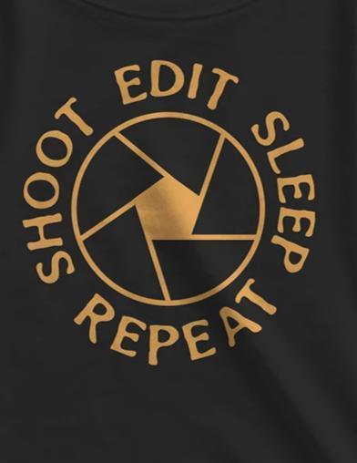 Shoot Edit Sleep Repeat Travel | Crop Tops