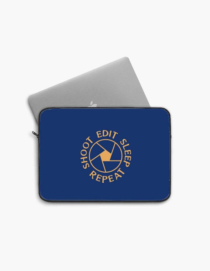 Shoot Edit Sleep Repeat Travel | Laptop Sleeves