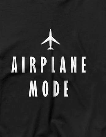Airplane Mode Travel | Men's Full Sleeve T-Shirt