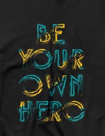 Be Your Own Hero | Men's Full Sleeve T-Shirt