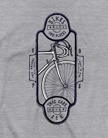 Bike Travel | Men's Full Sleeve T-Shirt