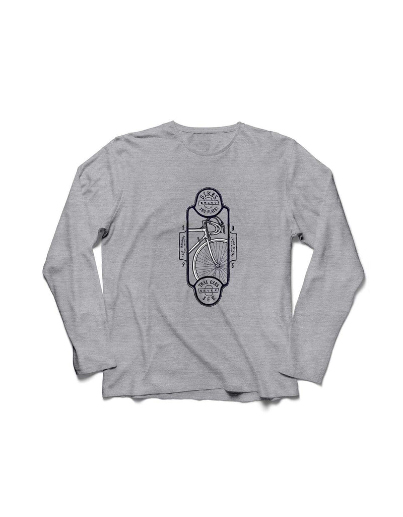 Bike Travel | Men's Full Sleeve T-Shirt