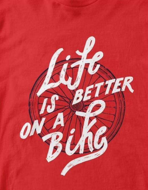 Life is better on a Bike Travel | Men's Full Sleeve T-Shirt