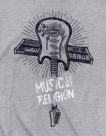 Music is my Religion | Men's Full Sleeve T-Shirt