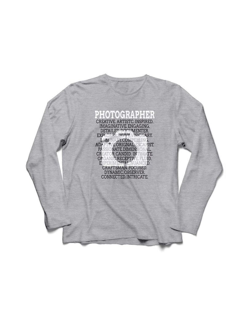 Photgrapher | Men's Full Sleeve T-Shirt