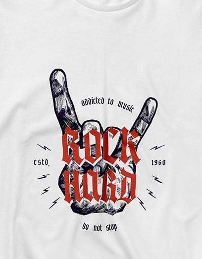 Rock Hard | Men's Full Sleeve T-Shirt