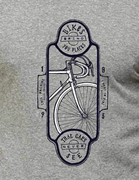 Bike Travel | Men's Raglan T-Shirts