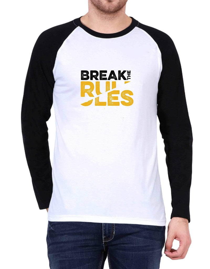 Break The Rules | Men's Raglan T-Shirts