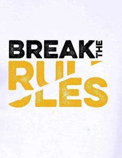 Break The Rules | Men's Raglan T-Shirts