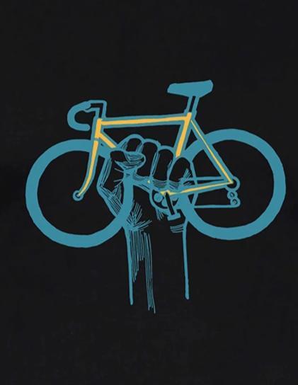 Every Lane Bike Lane Travel | Men's Raglan T-Shirts