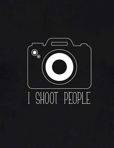 I Shoot People Photography | Men's Raglan T-Shirts